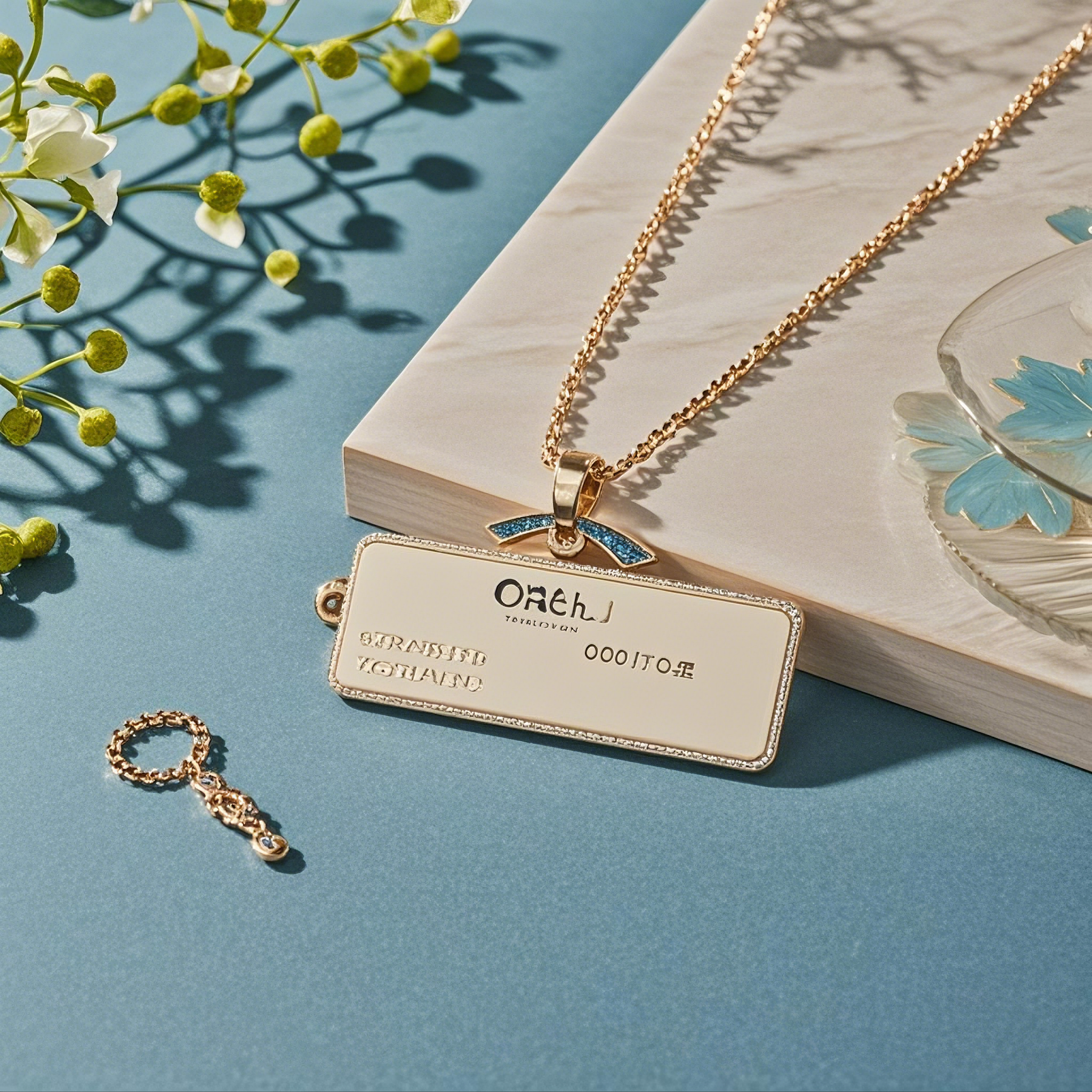 Necklace price tag display board